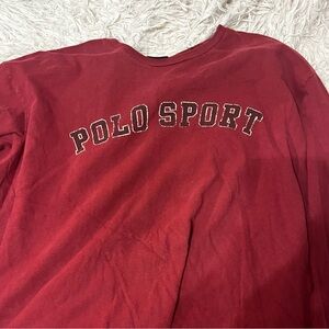 Oversized Polo Long Sleeve || Size XL ||